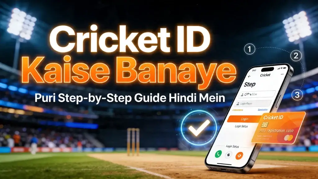 Cricket ID kaise banaye